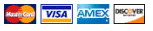 we accept all major credit cards
